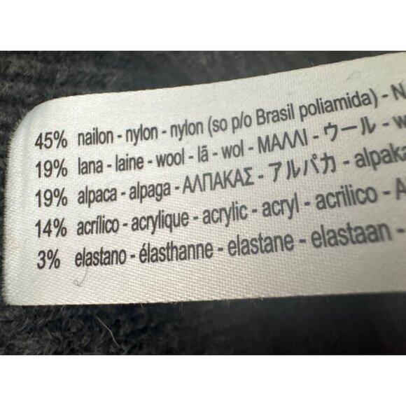 ZARA Small Gray Wool Blend Crewneck Sweater - Picture 6 of 14